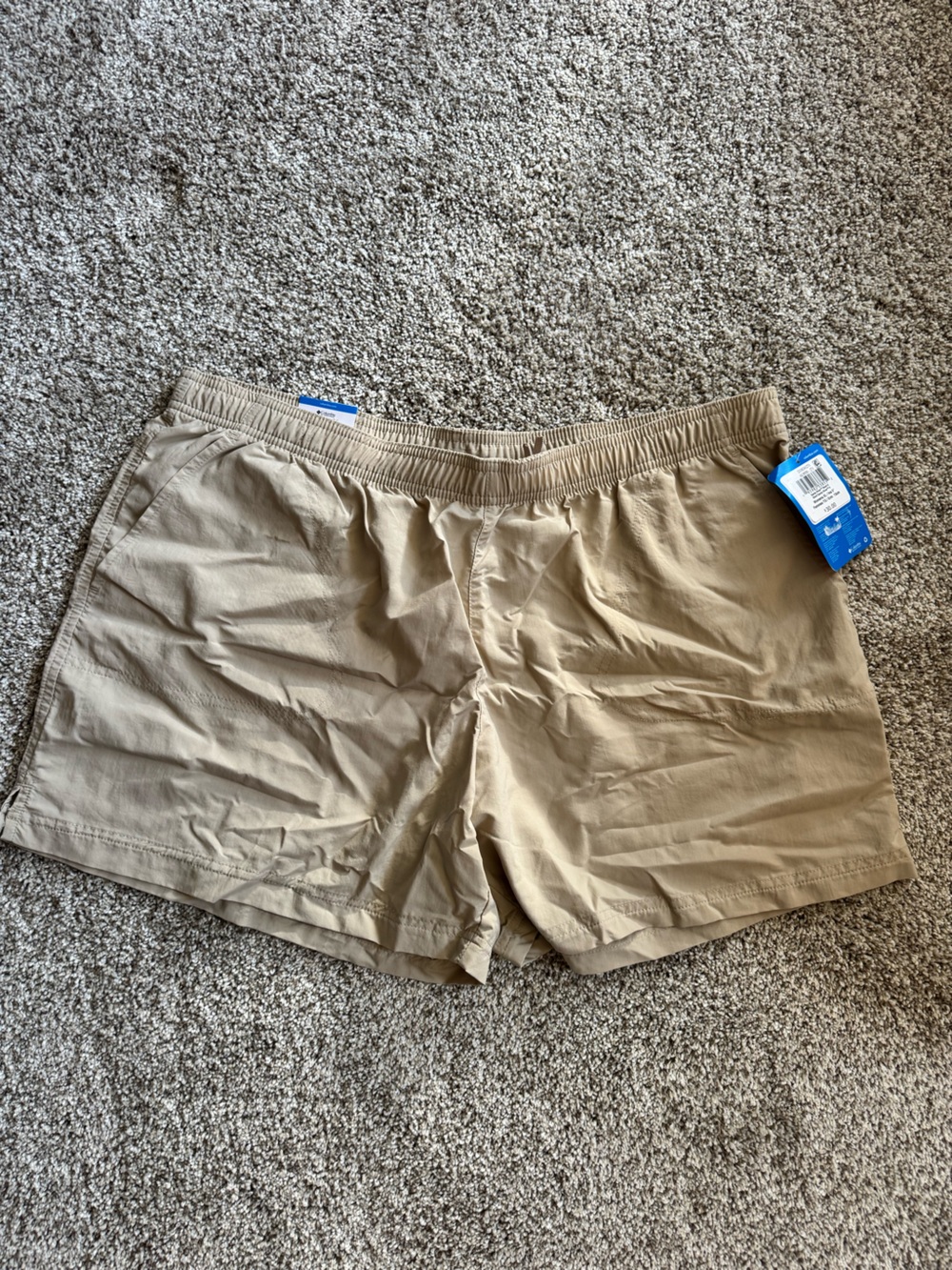 Women’s Lightweight Tan Active Shorts NWT